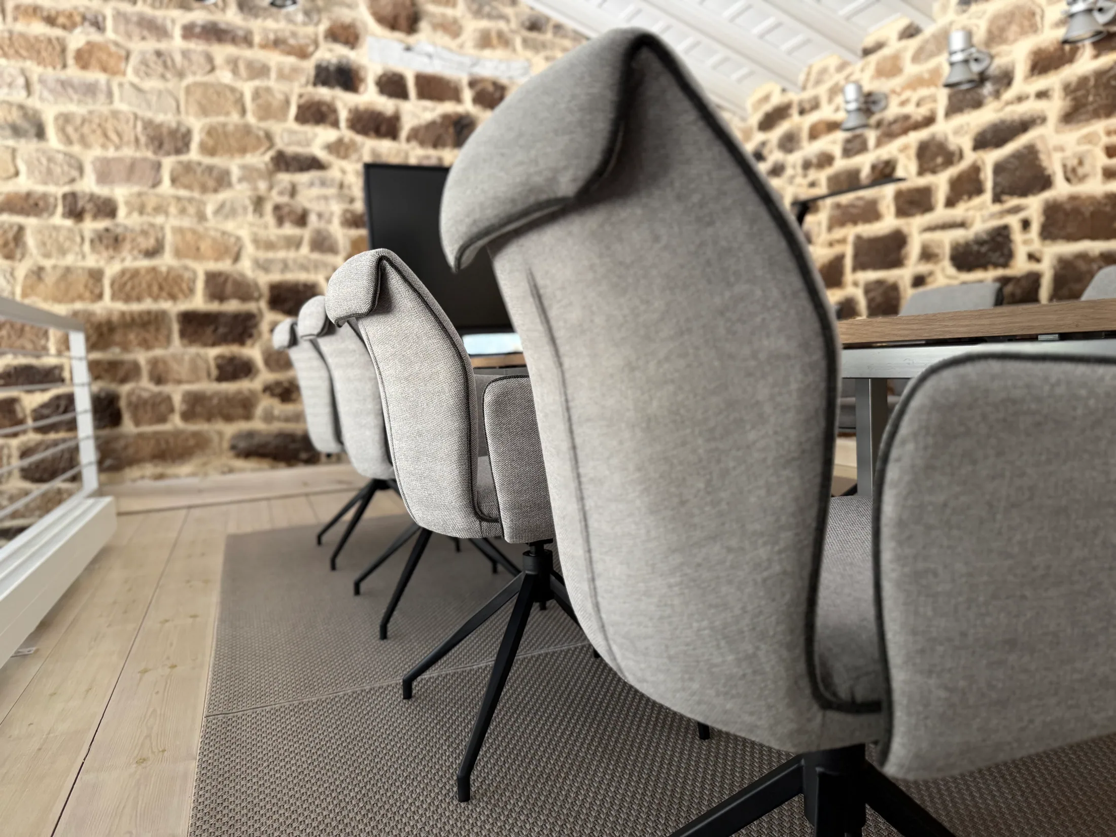 Sala preparada para una reunión de empresa